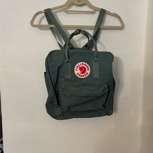 Fjallraven Kanken teal backpack